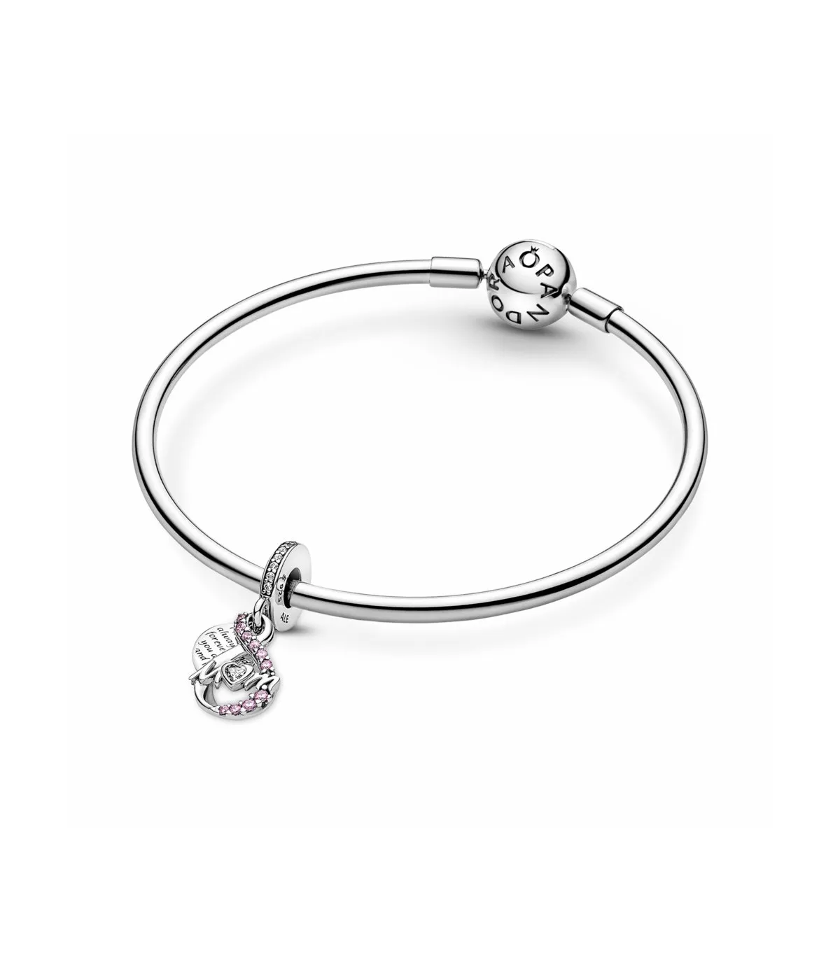 CHARM COLGANTE PANDORA DOBLE MAMá INFINITO PAVé  791468C01