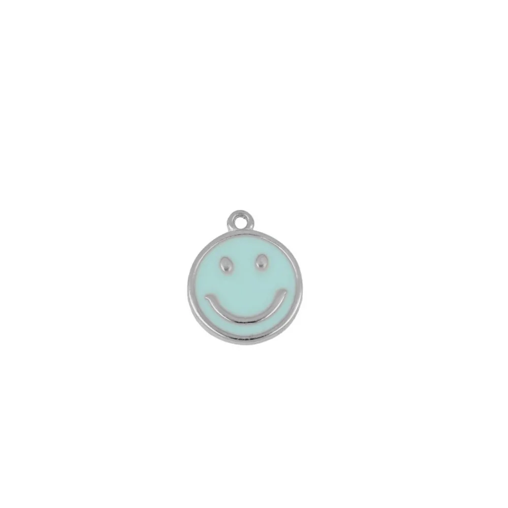 Charm Smiley Turquesa