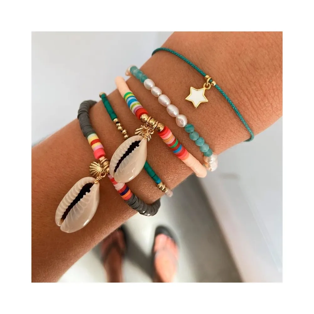 Charm Star Blanco Oro