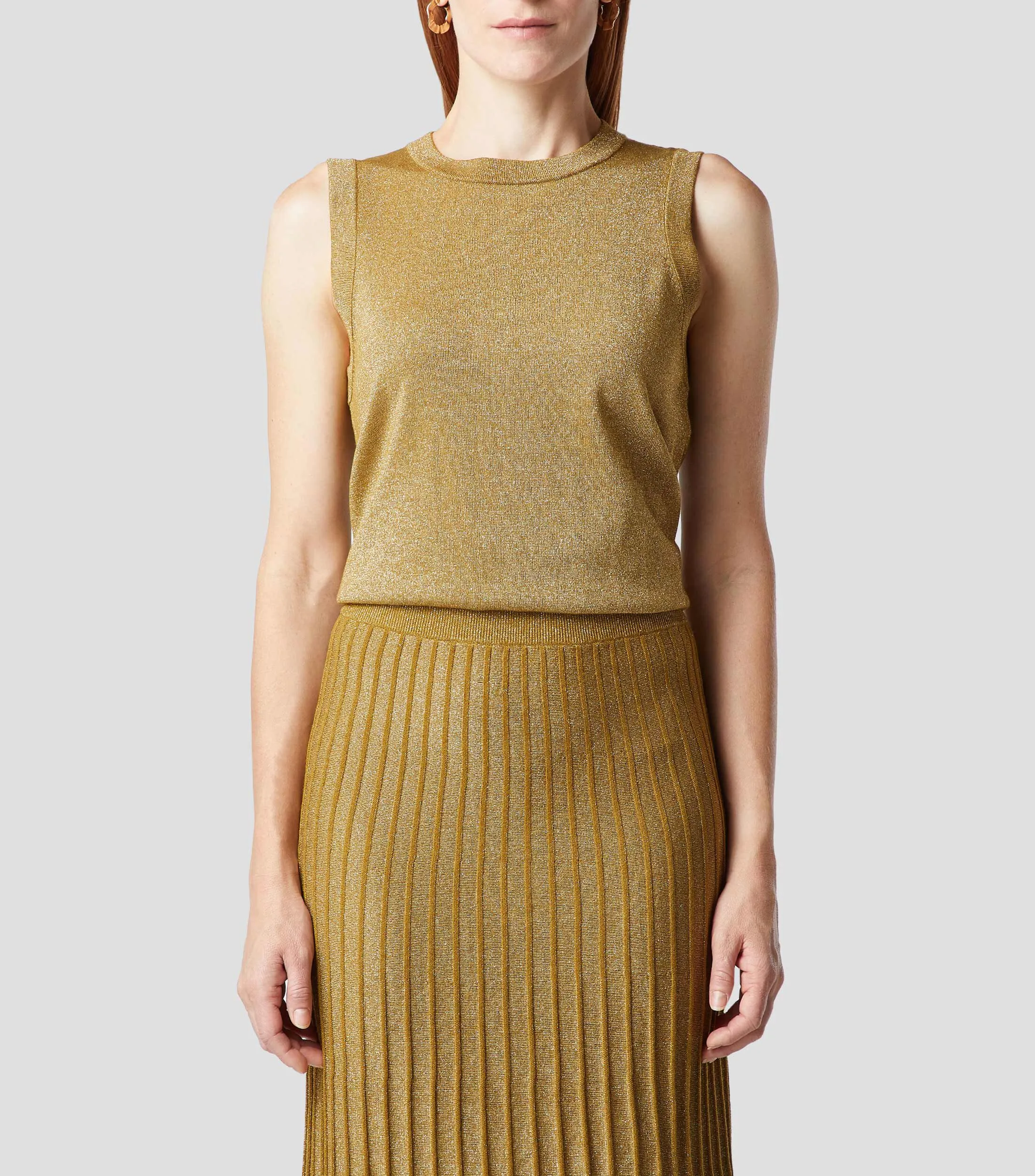 Chester & Peck Blusa sin Mangas Mujer