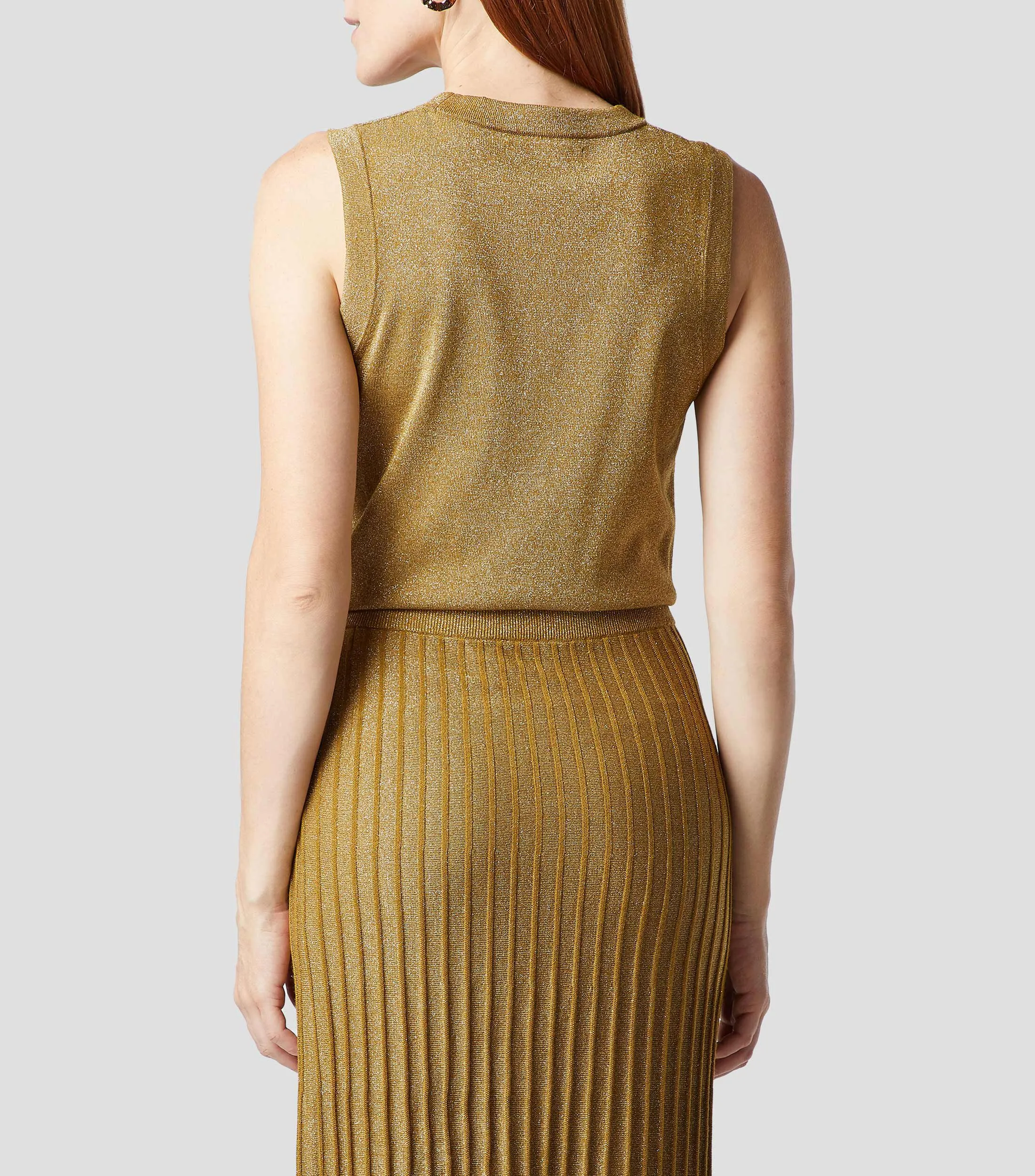 Chester & Peck Blusa sin Mangas Mujer