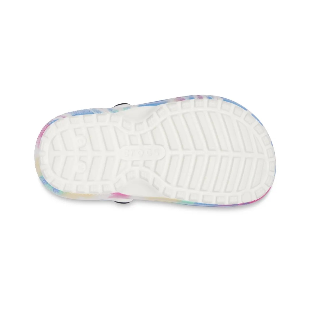 Clogs Crocs Classic Lined Tiedye Graphic Kids Powder Blue/Multi