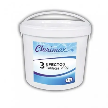 CLORIMAX 3 EFECTOS TABLETA 200 G 5 KG  CLORIMAX