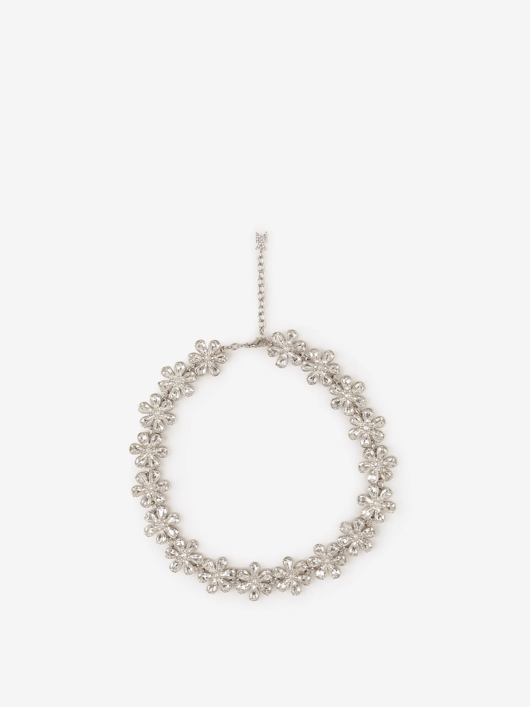 Collar Cristales Flores