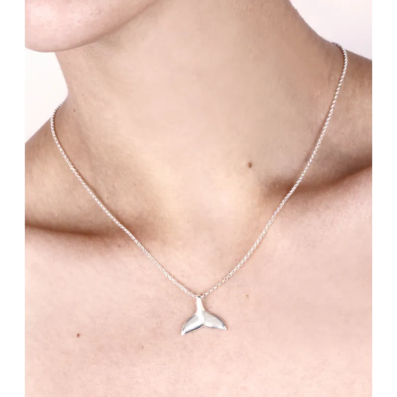 Collar Delfín en Plata de primera ley