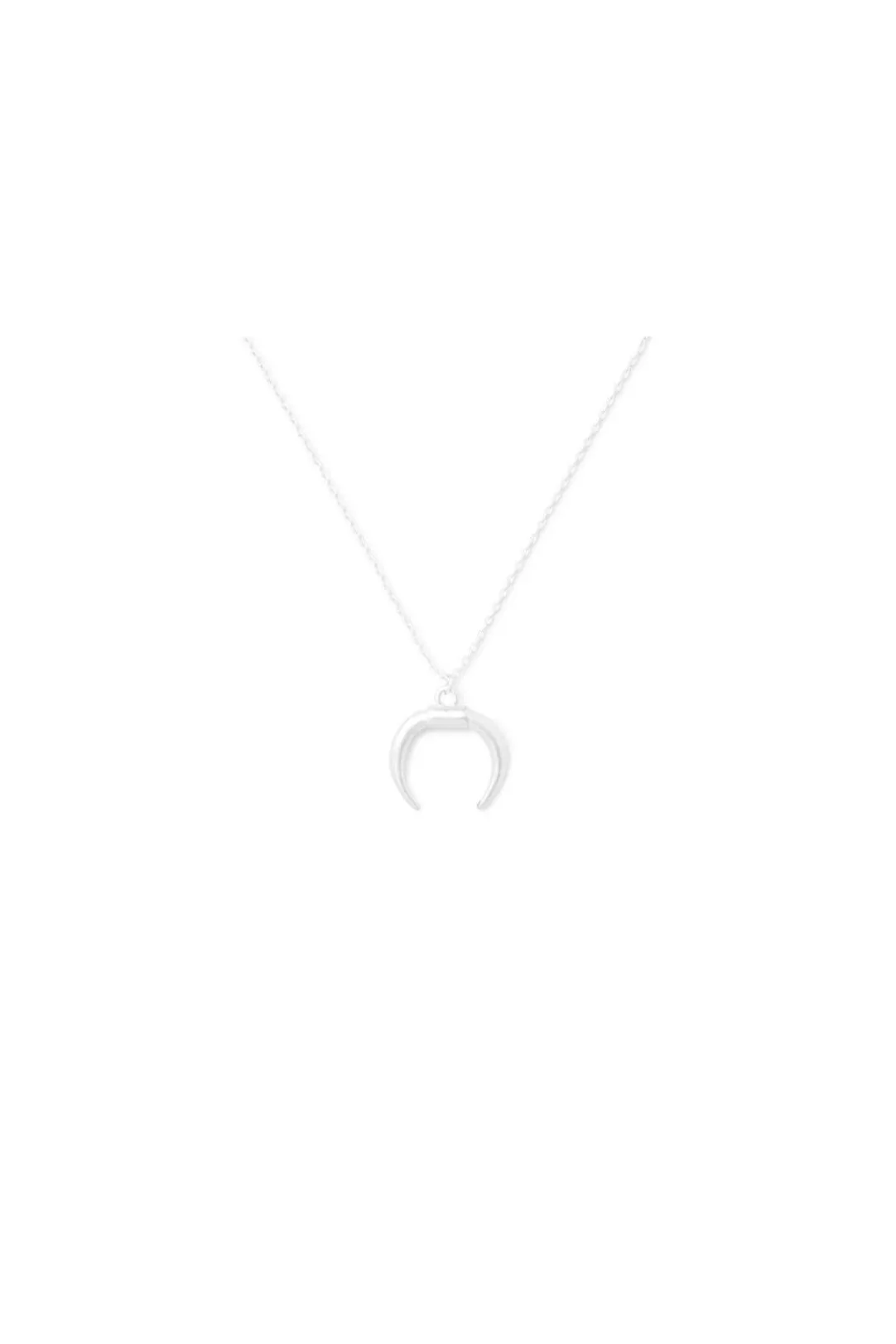 COLLAR FINO VIEFJ HORN PLATEADO