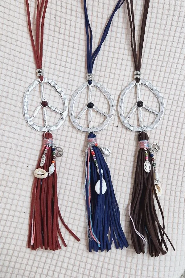 Collar Largo Peace Color