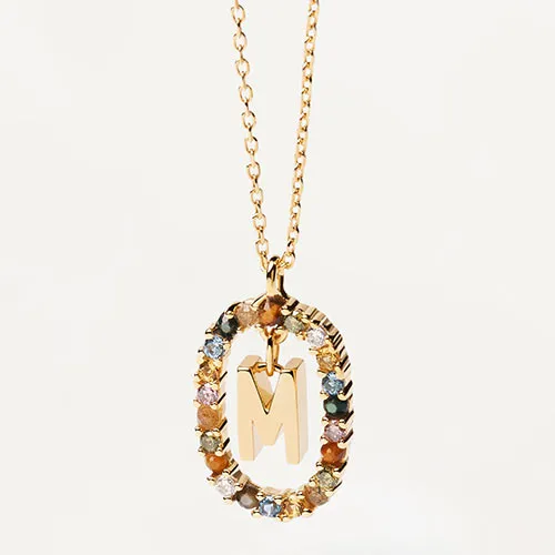 Collar Letra M Say My Name