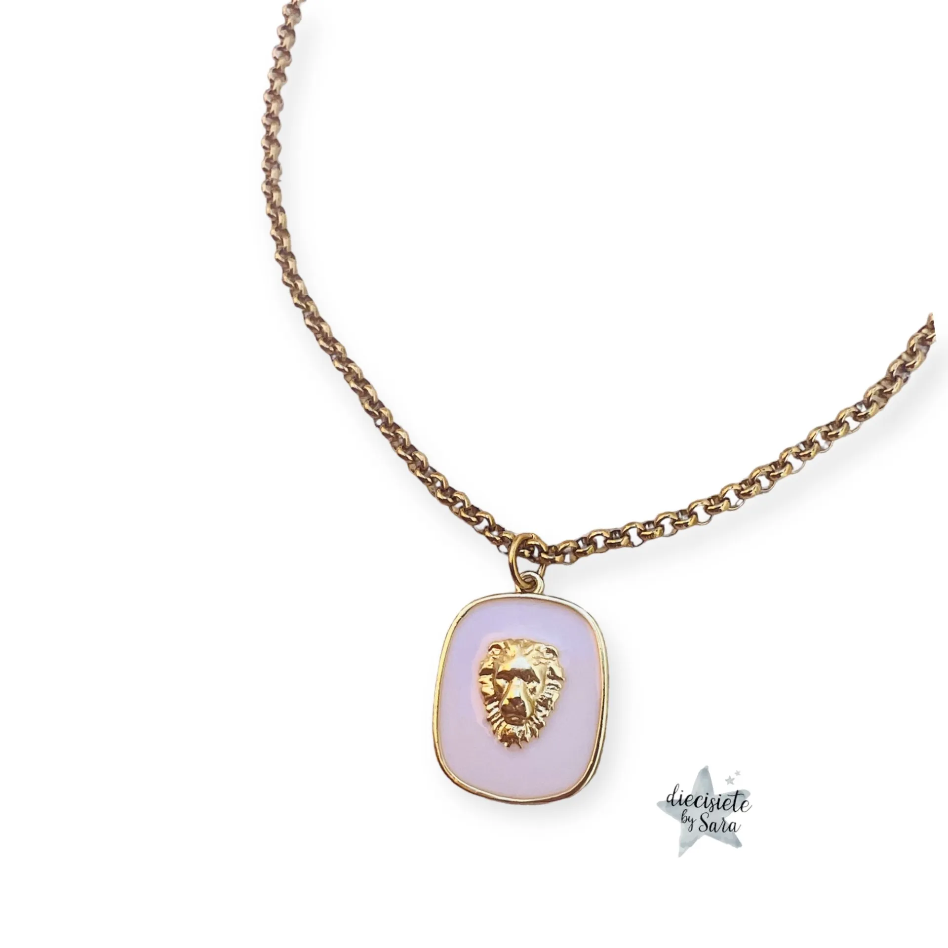 Collar León Esmalte