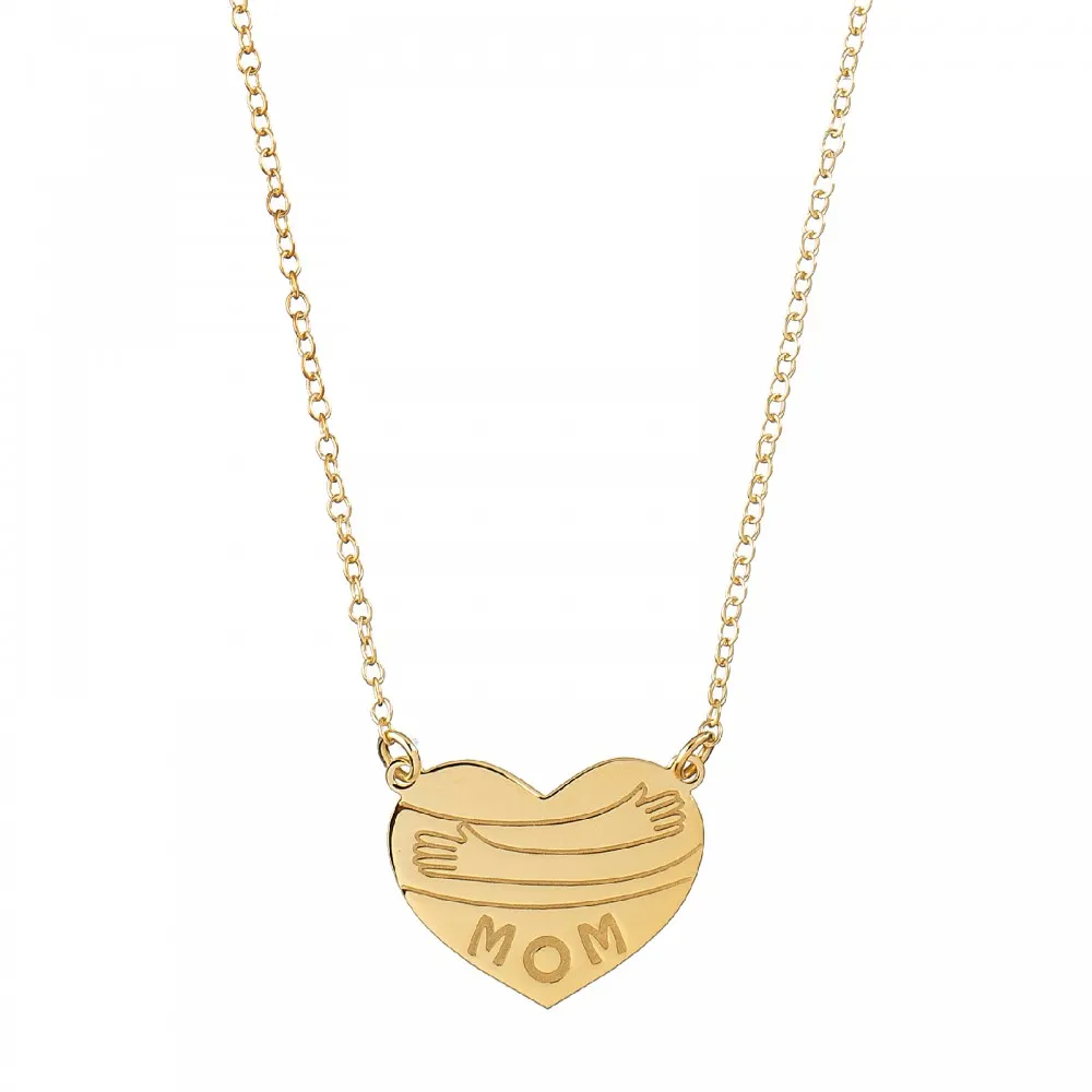 Collar Mom Abrazo Oro