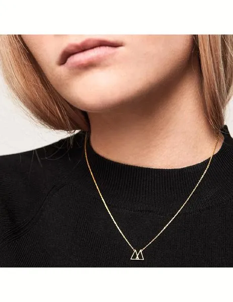 collar p d paola triangle gold