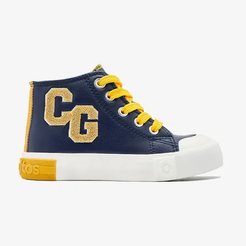 CONGUITOS COSH264004 Zapatillas Altas Letras Azul 
