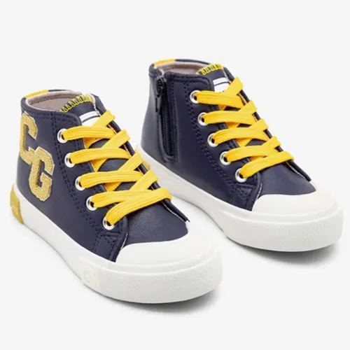CONGUITOS COSH264004 Zapatillas Altas Letras Azul 