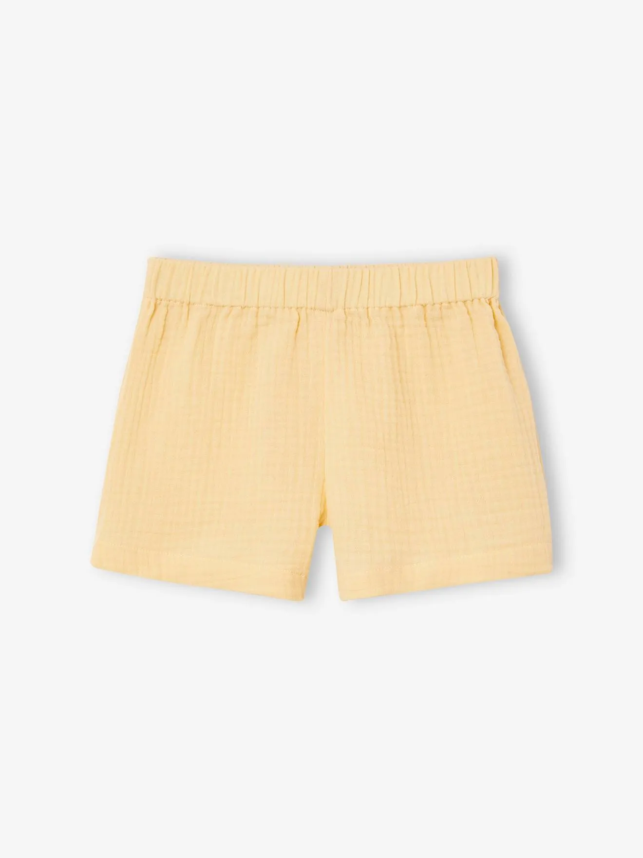 Conjunto blusa de flores y short de gasa de algodón para niña