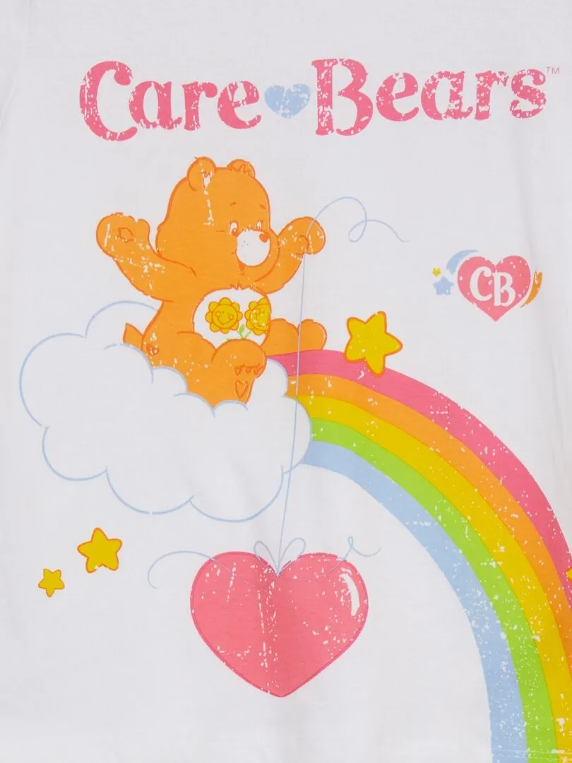CONJUNTO DE PIJAMA 'OSOS AMOROSOS' CON CAMISETA + PANTALóN  2 PIEZAS  BLANCO