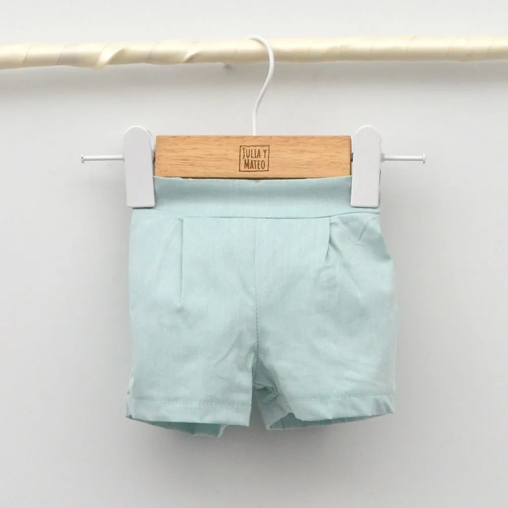 Conjunto nio Tokio con pololo lino y camisa con pajarita