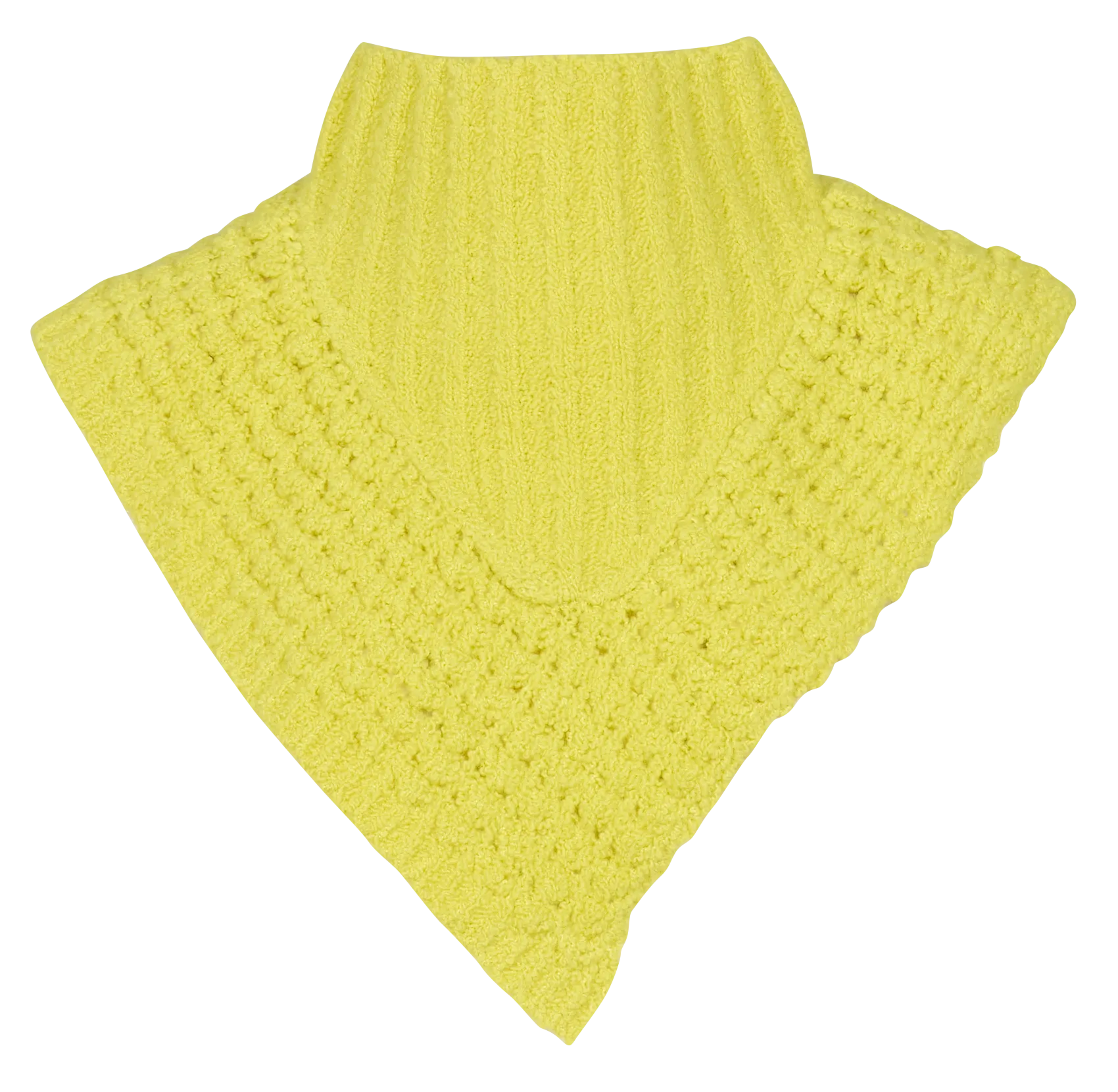 COTELAC Cuello de mezcla de lana en amarillo