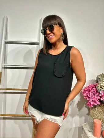 Cuerpo Básico Bolsillo HILMERATY Negro