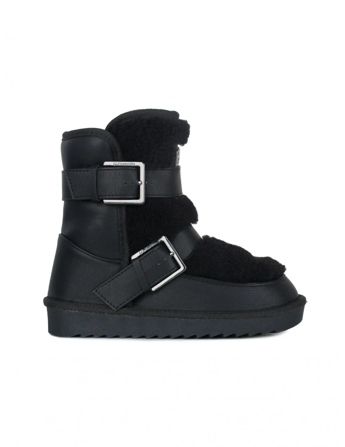 D. FRANKLIN Botas Australianas Hebillas Negras