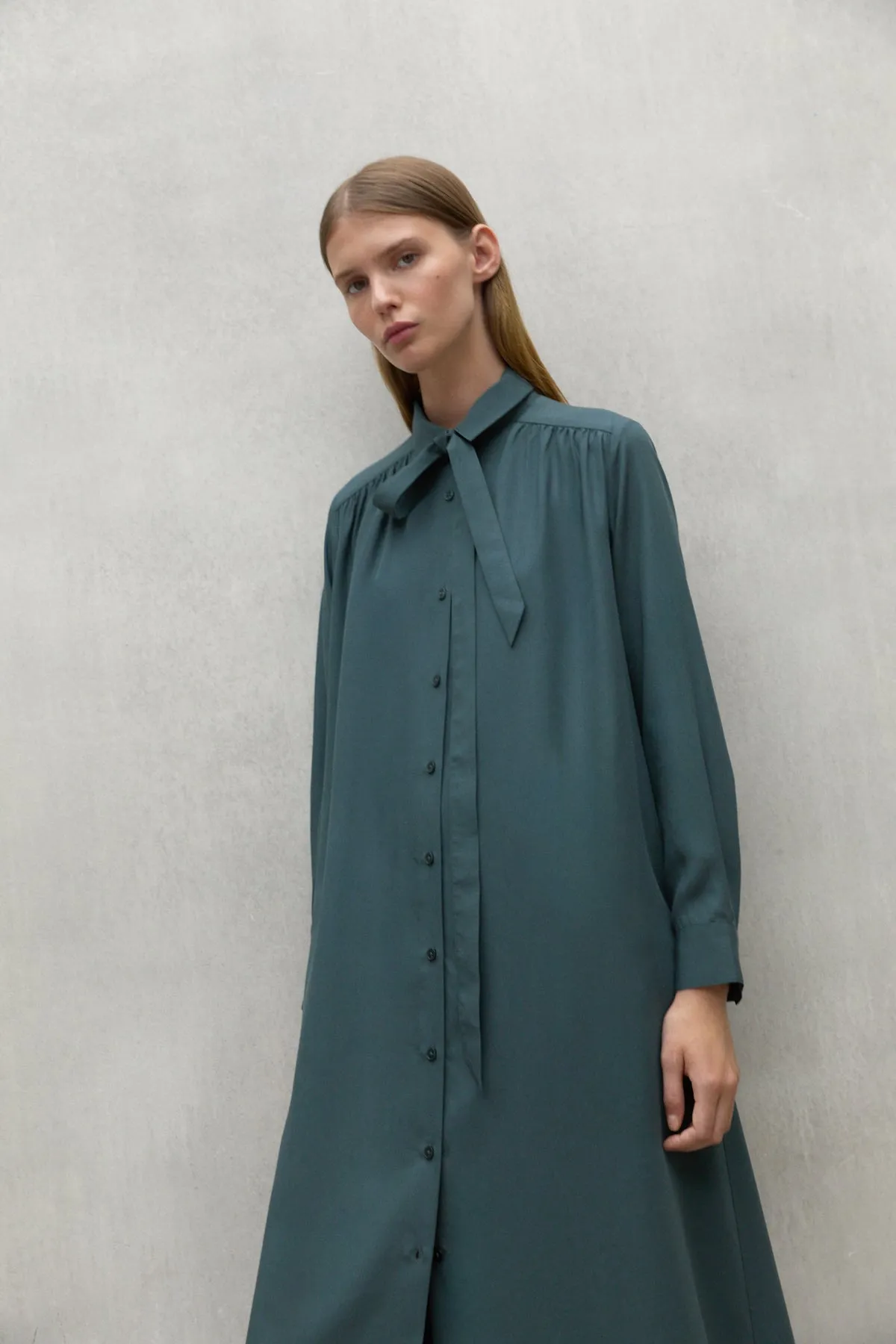 DARK GREEN ALEJANDRA DRESS