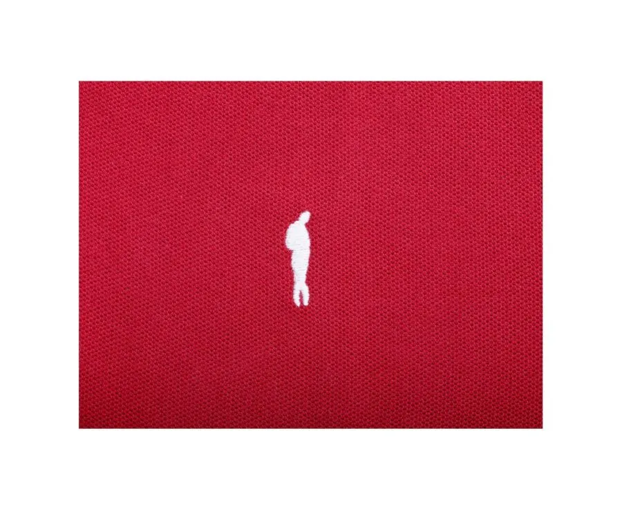 DARK RED MEN'S POLO SHIRT  ANDY II