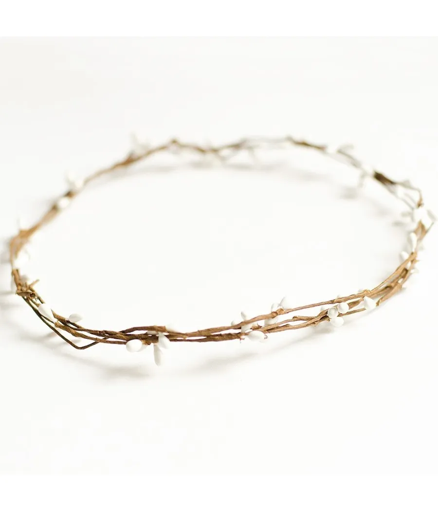 Diadema Bautizo corona invierno