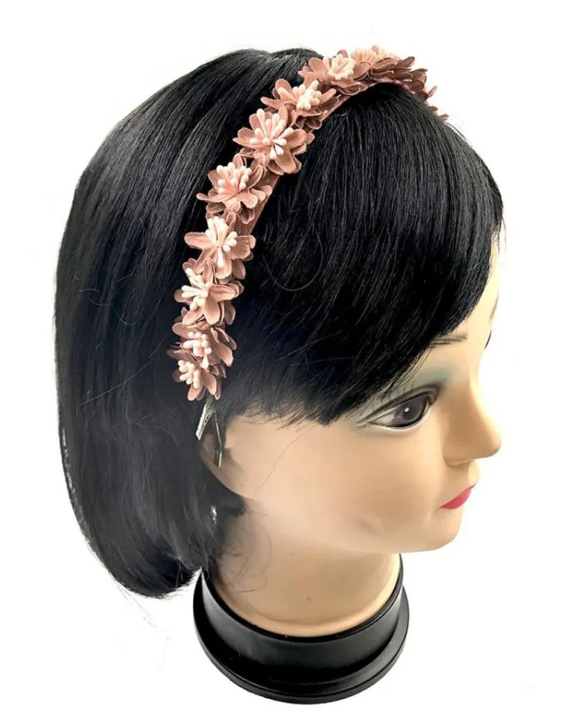 DIADEMAS ROSAS MAQUILLAJE PARA BODAS Y EVENTOS CON FLORECILLAS
