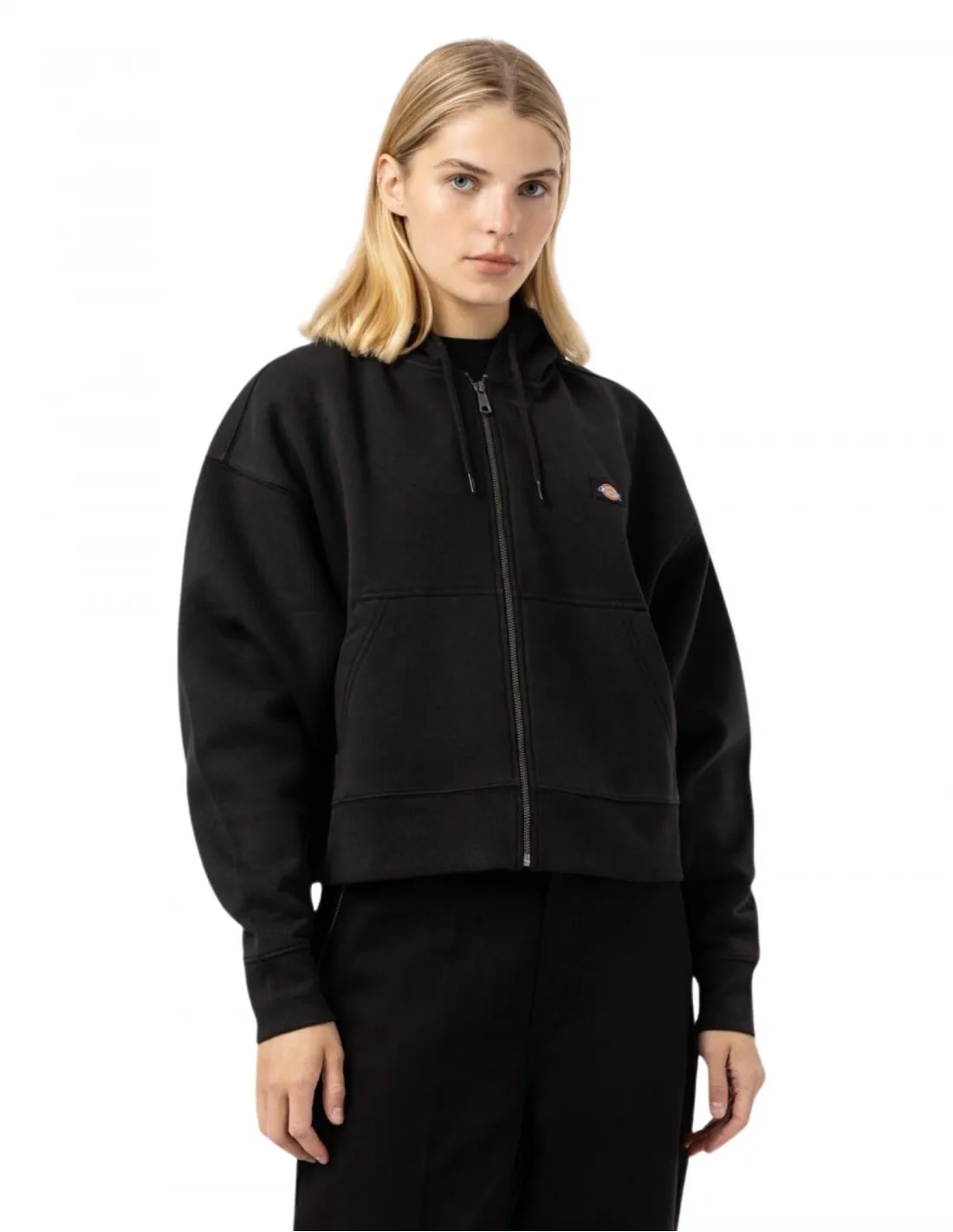 DICKIES OAKPORT  NEGRO  SUDADERA CON CREMALLERA
