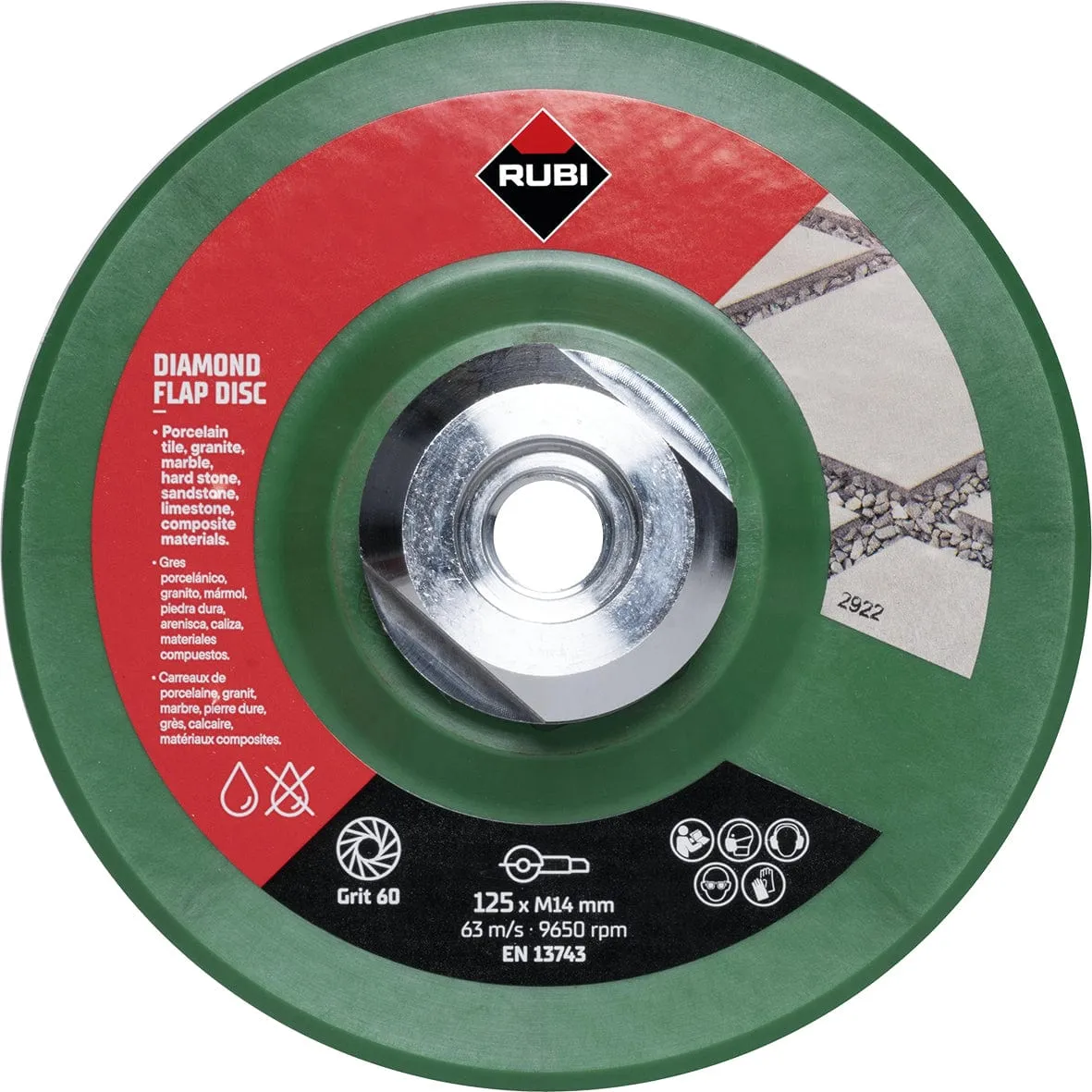 Disco de diamante laminado Rubi