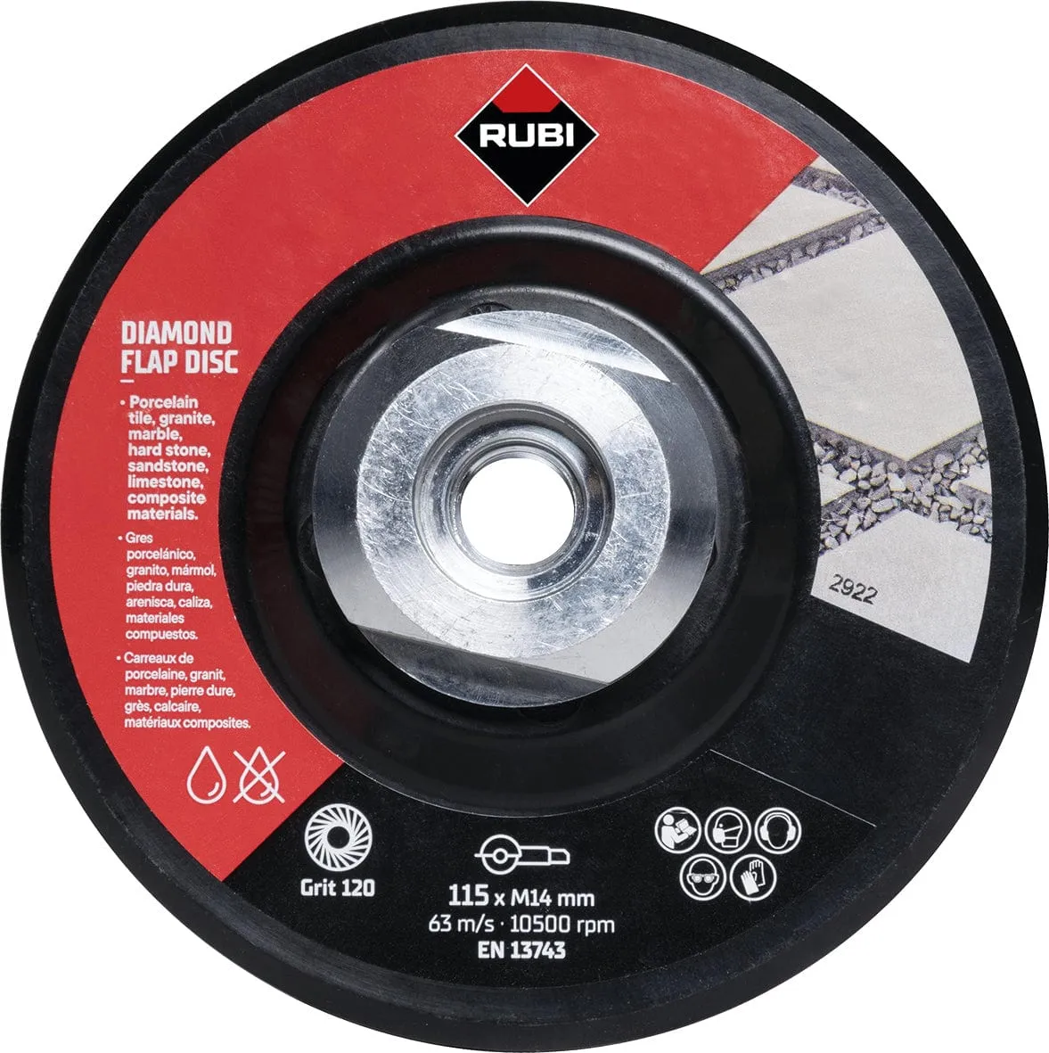 Disco de diamante laminado Rubi