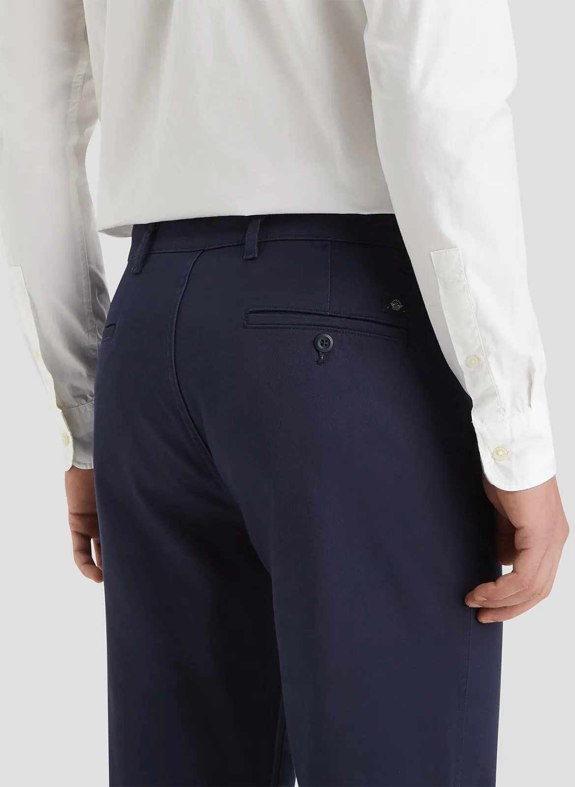 DOCKERS Pantalón de algodón mezclado recto en azul