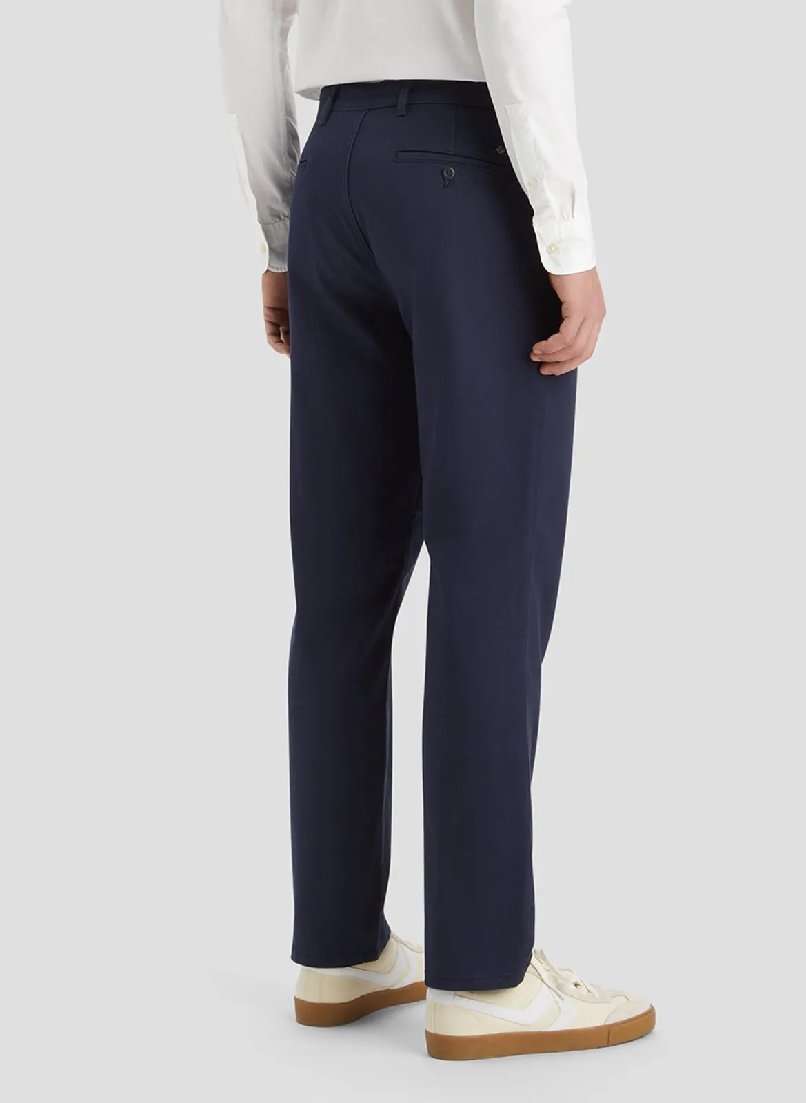 DOCKERS Pantalón de algodón mezclado recto en azul