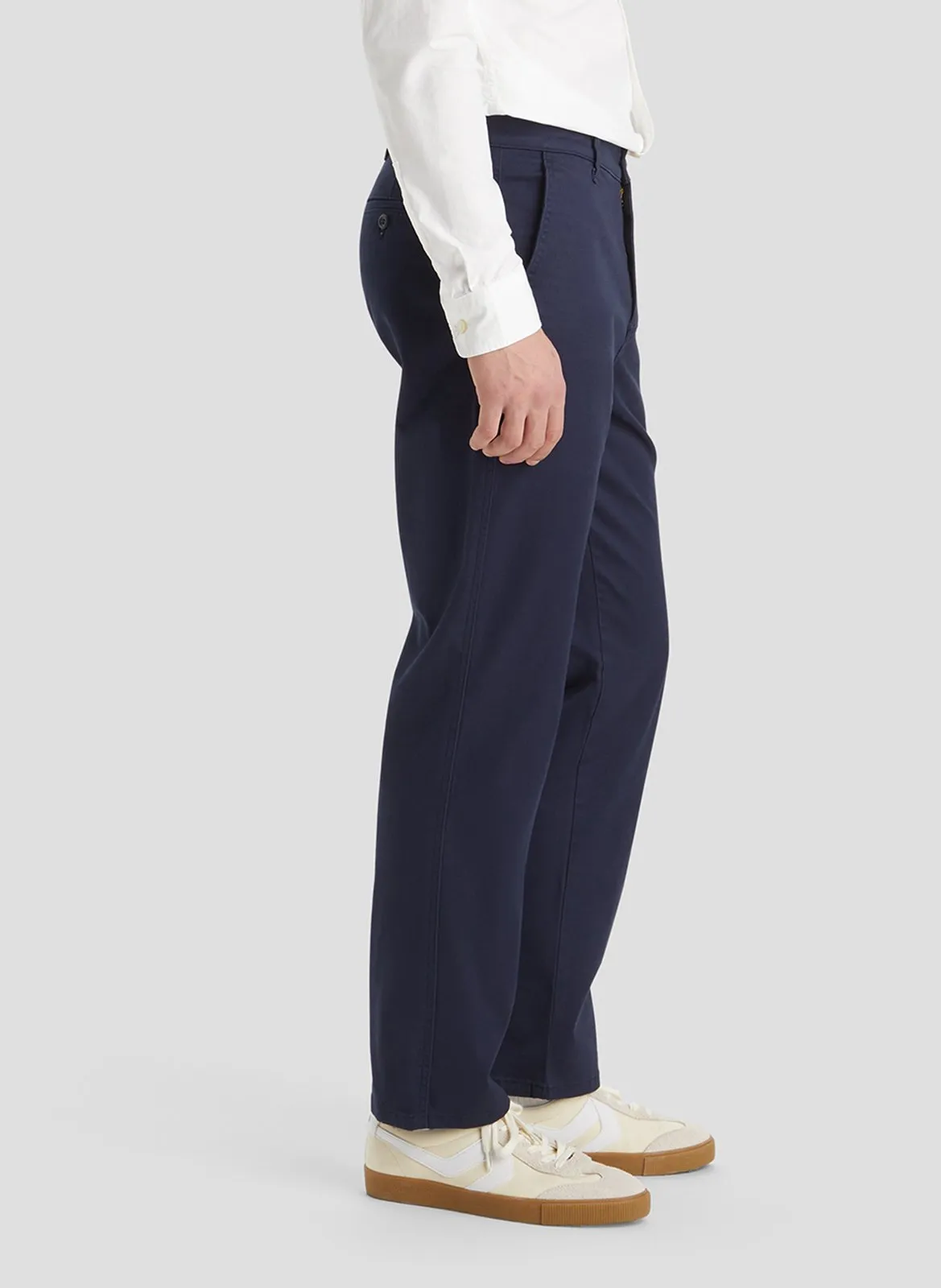 DOCKERS Pantalón de algodón mezclado recto en azul