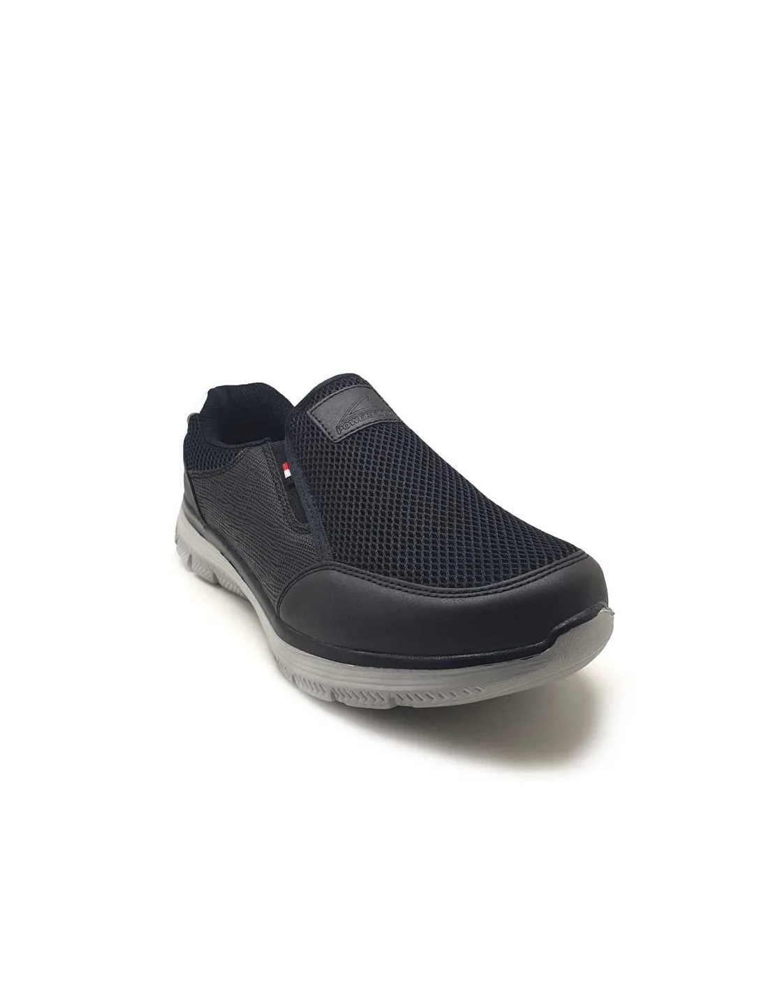 DOUBLE MEMORY DEPORTIVA HOMBRE SLIPON NEGRO CON PLANTILLA MEMORY FOAM M9812NEGRO
