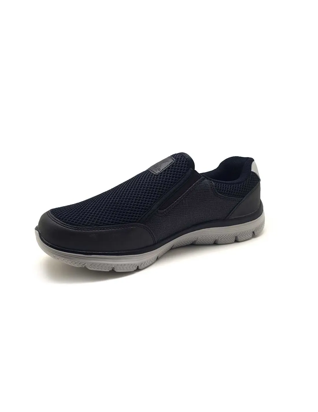 DOUBLE MEMORY DEPORTIVA HOMBRE SLIPON NEGRO CON PLANTILLA MEMORY FOAM M9812NEGRO
