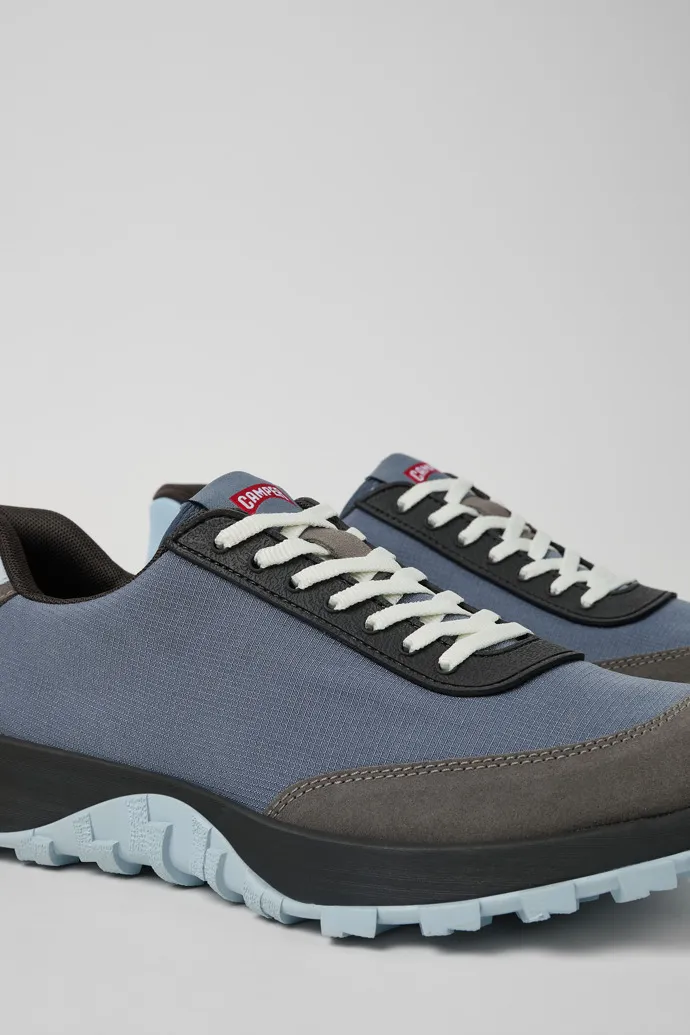 Drift Trail VIBRAM Sneaker de tejido y nobuk gris para hombre