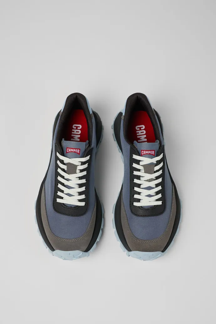 Drift Trail VIBRAM Sneaker de tejido y nobuk gris para hombre