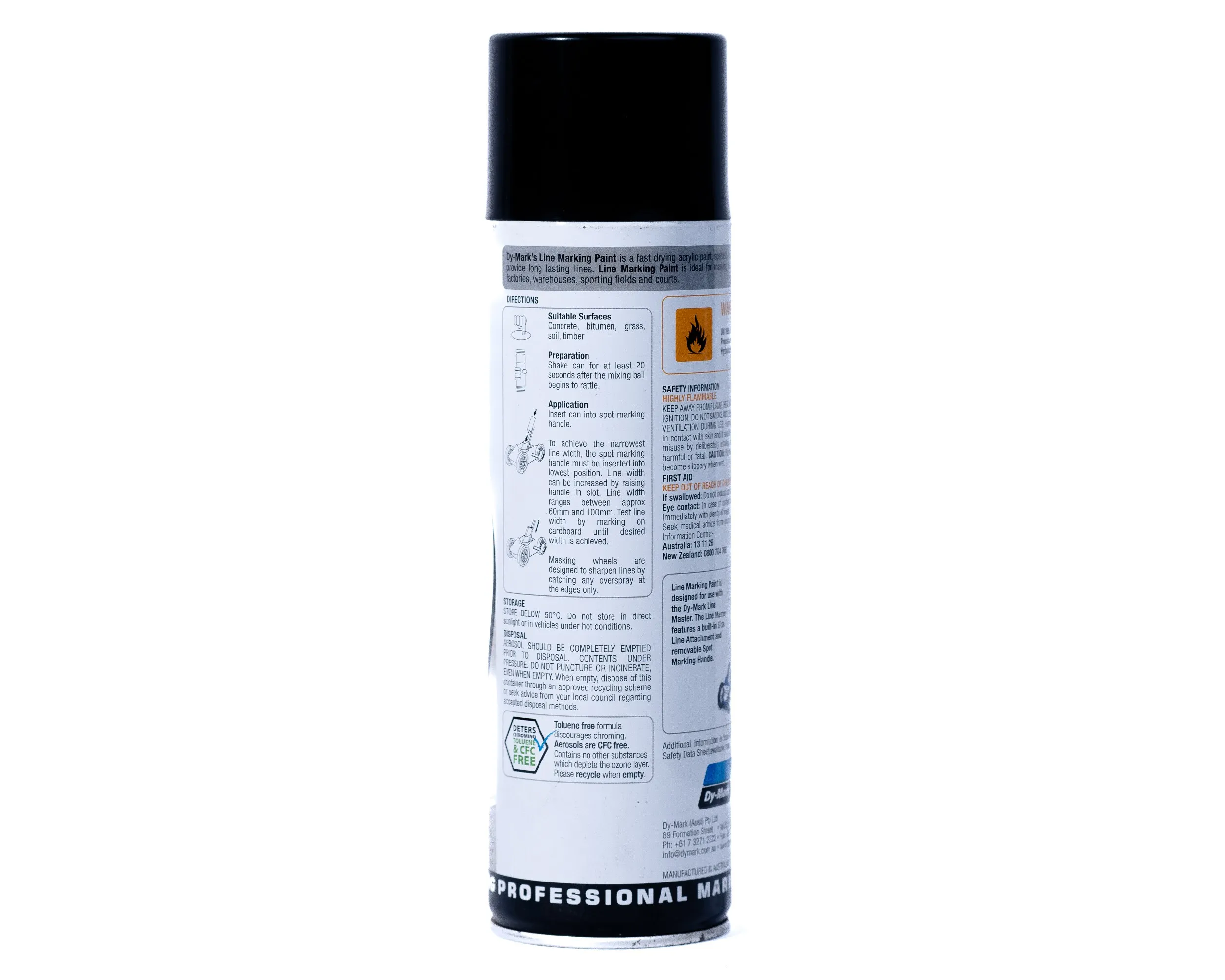 DYMARK LINE MARKING PAINT BLACK