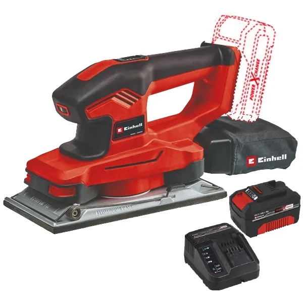 EINHELL  TEOS 18/230 LI PXC  LIJADORA ORBITAL CON VIBRACIONES SIN BATERíAS Y CARGADORES, LIION, 18 V,  AH, 230X115 MM + EIN