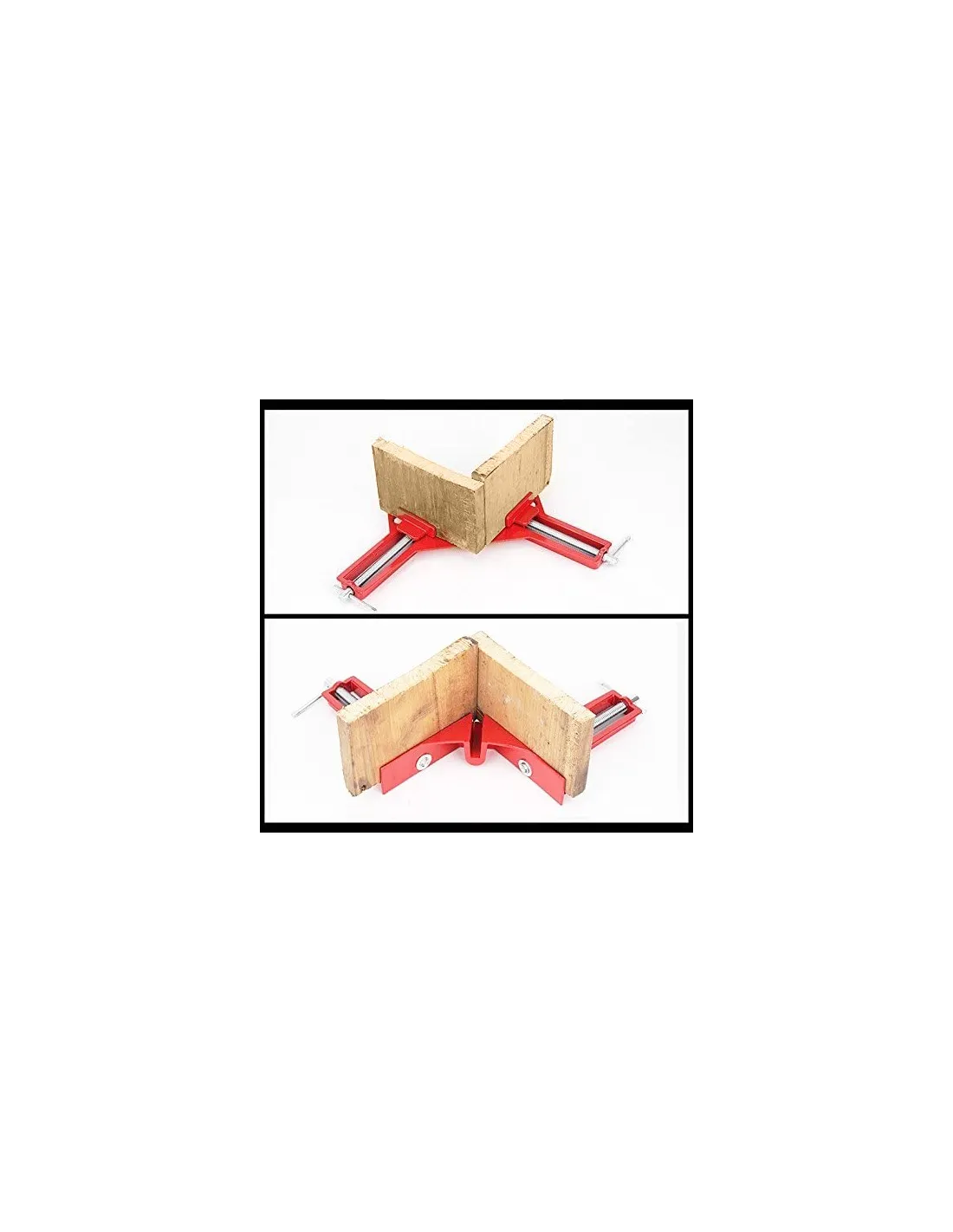 Escuadra Sargento en angulo para soldar esquinas y angulos (compatible con metales) Modelo BASIC, 4 unidades