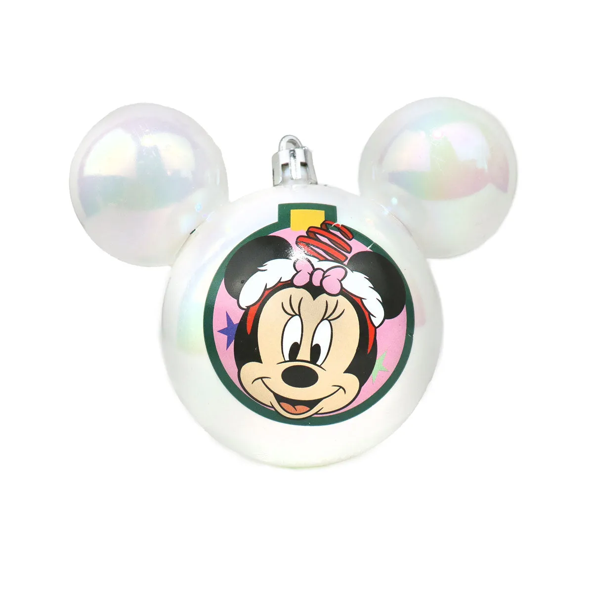 Esfera Navidea color Blanco con Diseo de Minnie Mouse