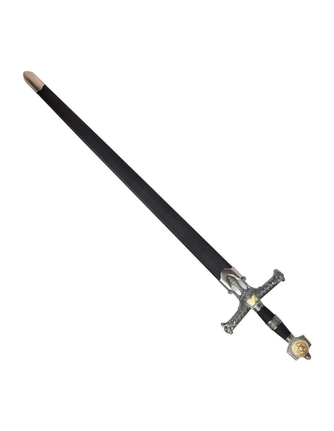 Espada decorativa Rey Salomón, con vaina (123 cm.)