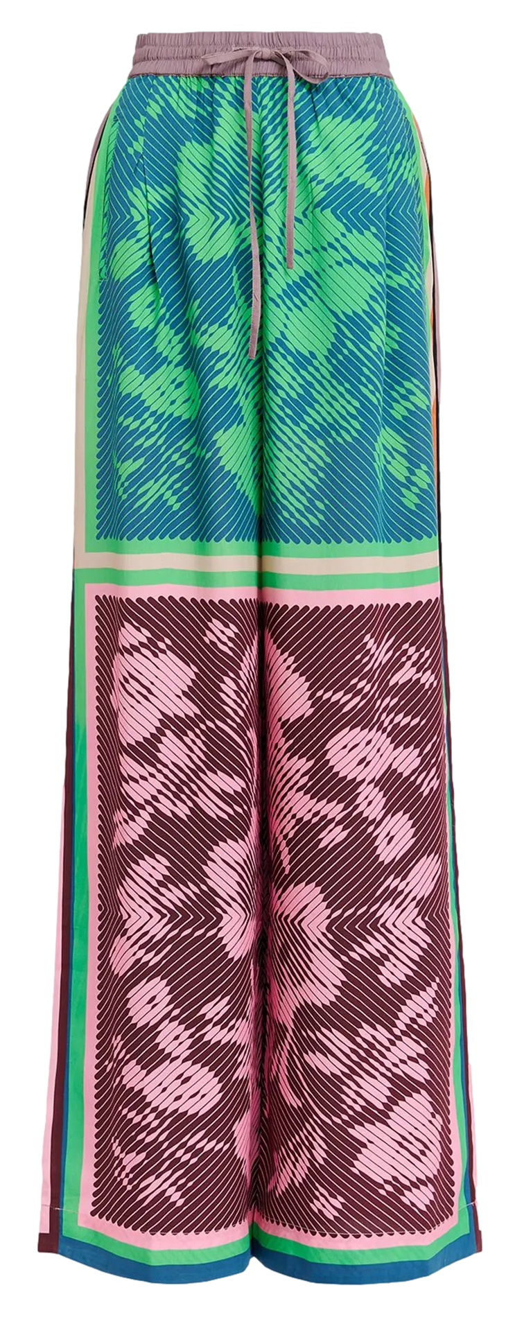 ESSENTIEL ANTWERP GRETEL  PANTALóN ANCHO ESTAMPADO EN MULTICOLOR