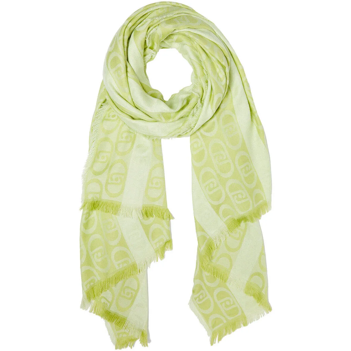 Estola con monograma de jacquard