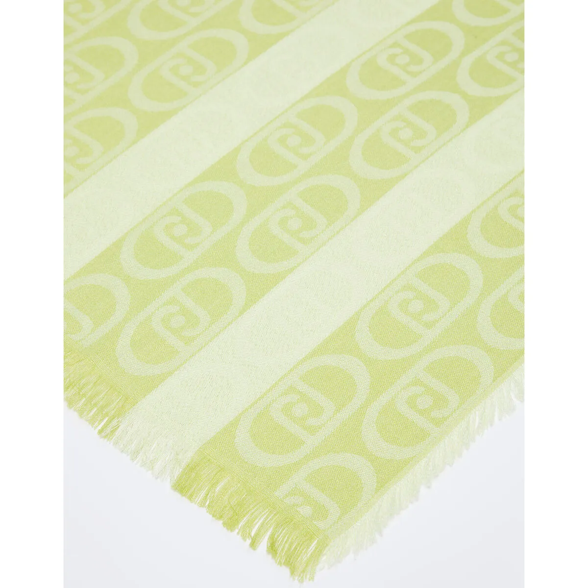 Estola con monograma de jacquard
