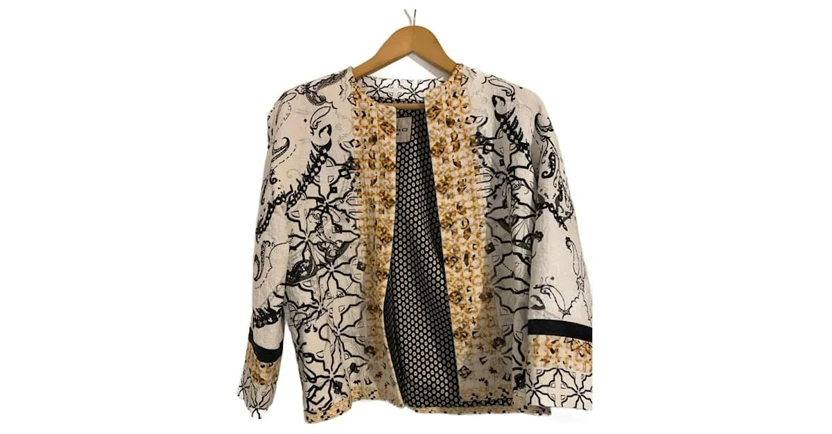 Etro Chaquetas Crema 