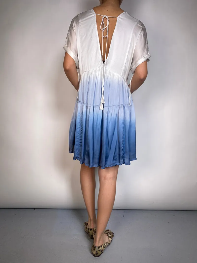 FREE PEOPLE Vestido Satinado Ombré