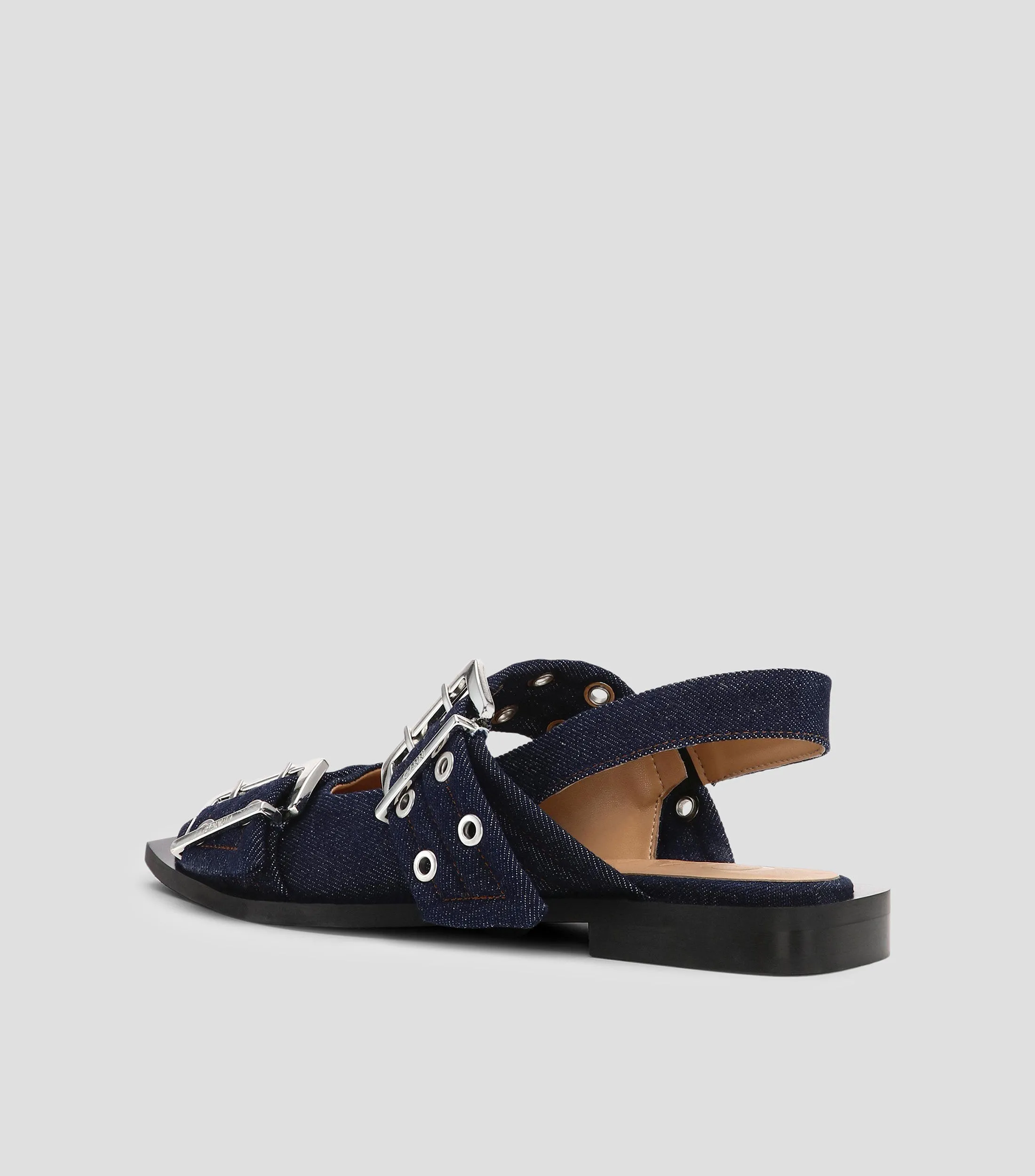 Ganni Flats con hebilla Mujer