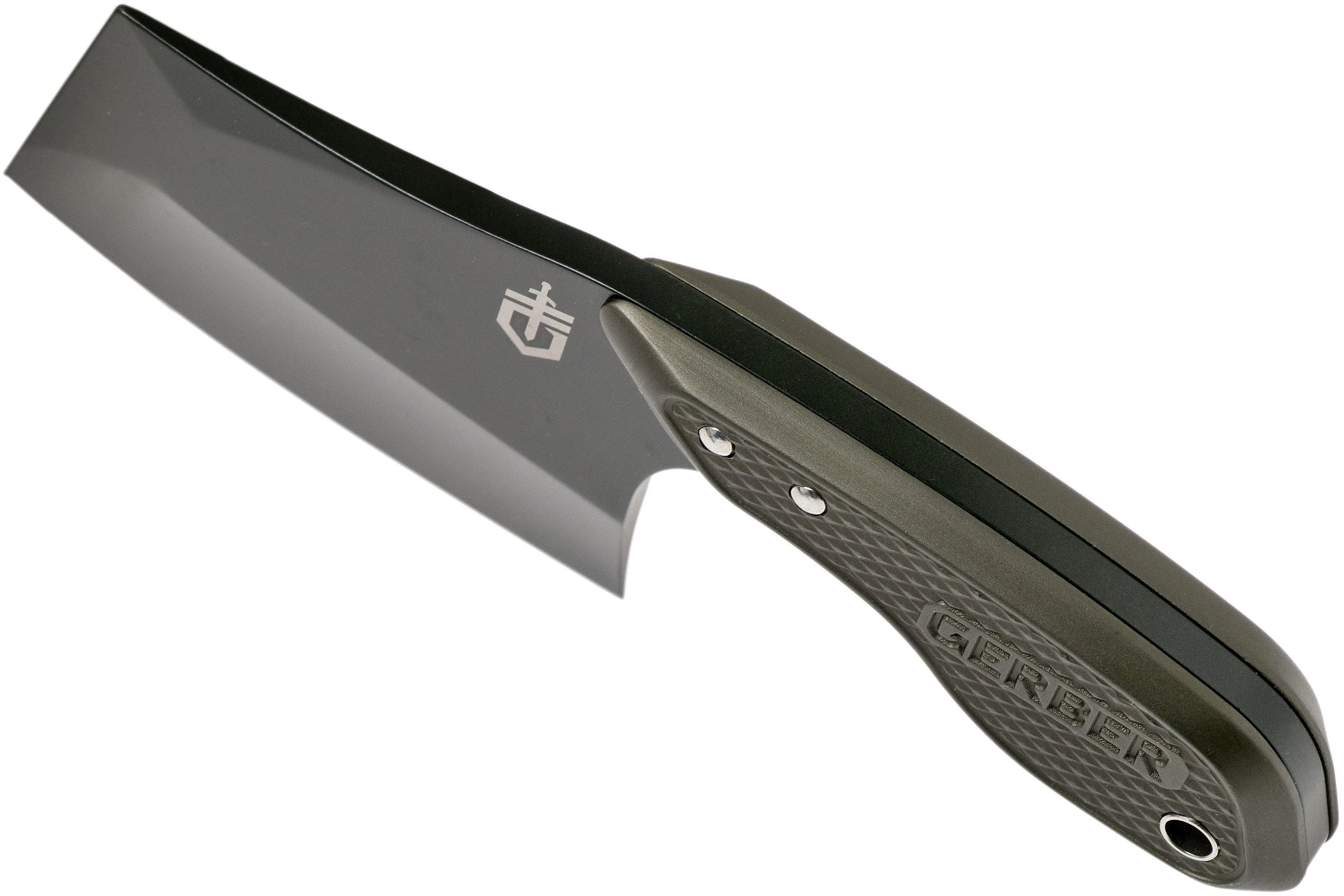 GERBER TRITIP MINI CLEAVER GREEN BLACK 31003728 CUCHILLO FIJO