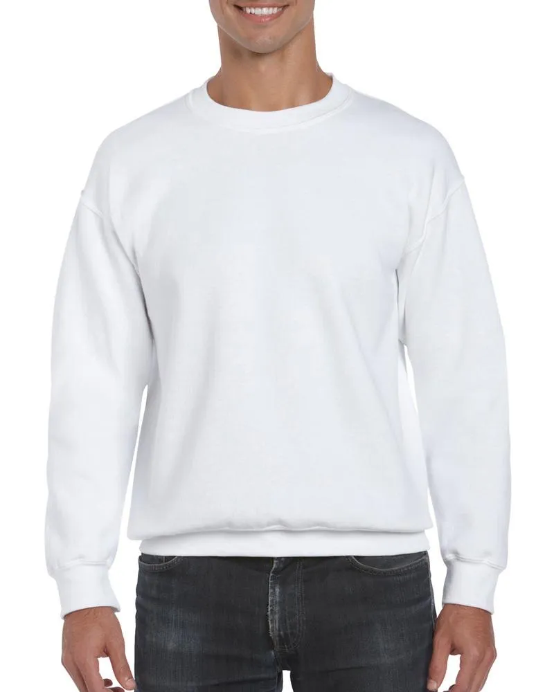 GILDAN GI12000  SUDADERA DRYBLEND DE CUELLO REDONDO PARA ADULTOS  BLANCO